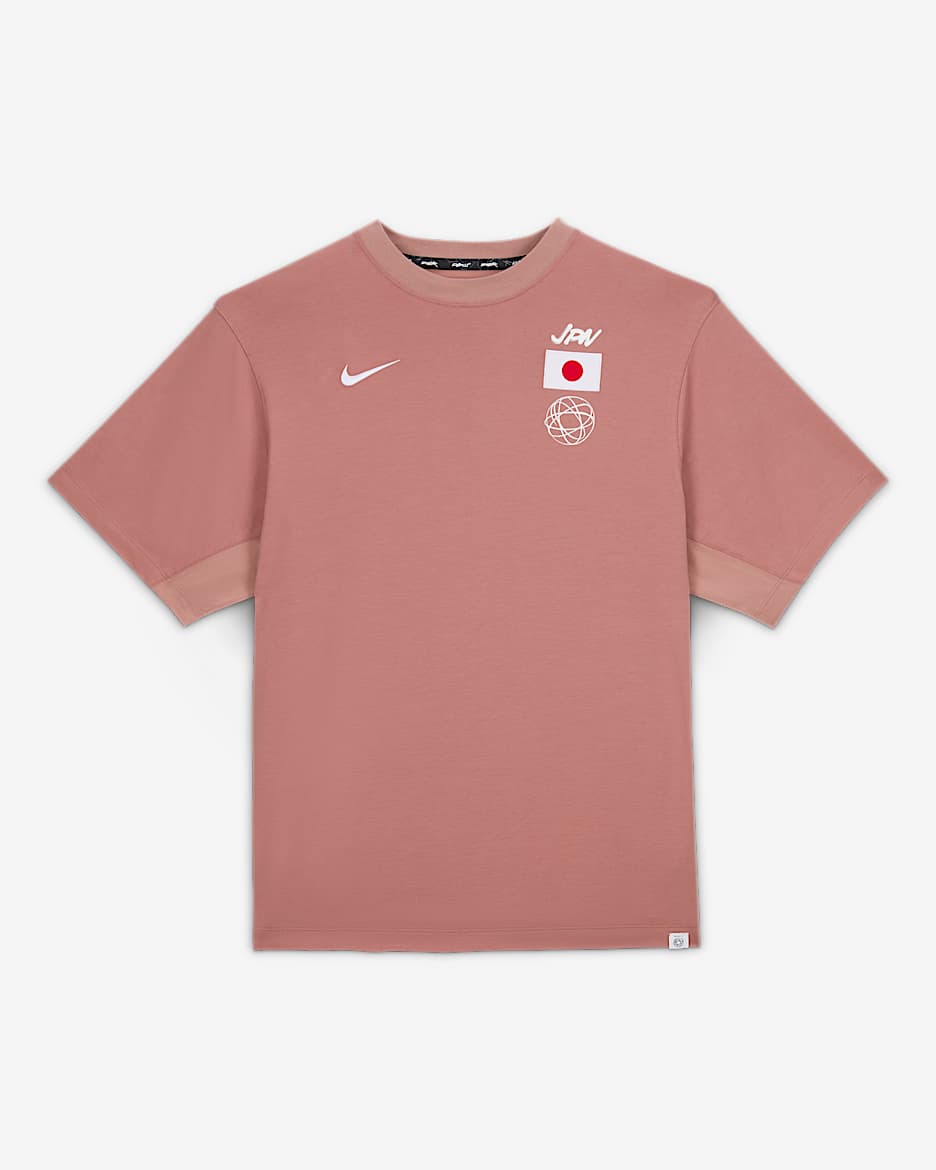 Japan Men's Nike Dri-FIT ADV Breaking Short-Sleeve Top - Fossil Rose/White