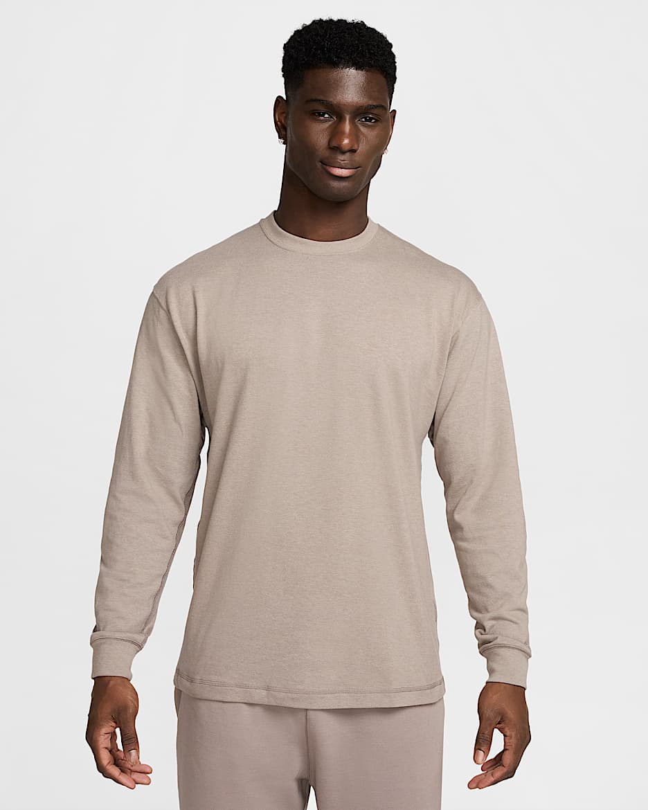 Playera de manga larga Nike Wool Classics - Fósil lunar