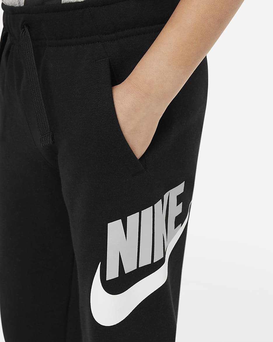 Pantalones para niños talla pequeña Nike Sportswear Club Fleece - Negro