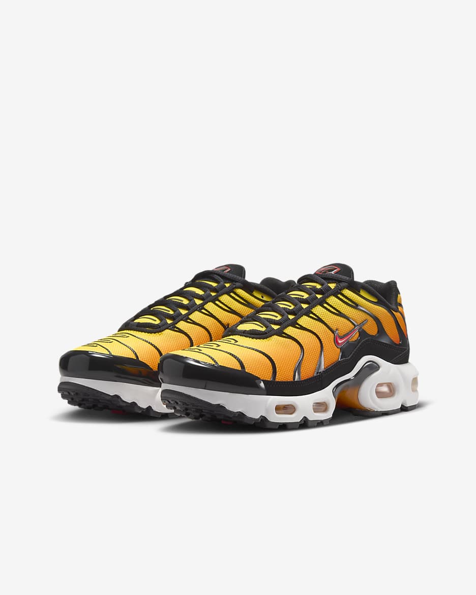 Bota Nike Air Max Plus pro větší děti - Černá/Bright Ceramic/Resin/Pimento