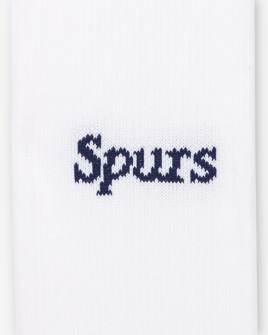 Calze da calcio al ginocchio Nike Dri-FIT Tottenham Hotspur Strike – Home - Bianco/Binary Blue/Binary Blue