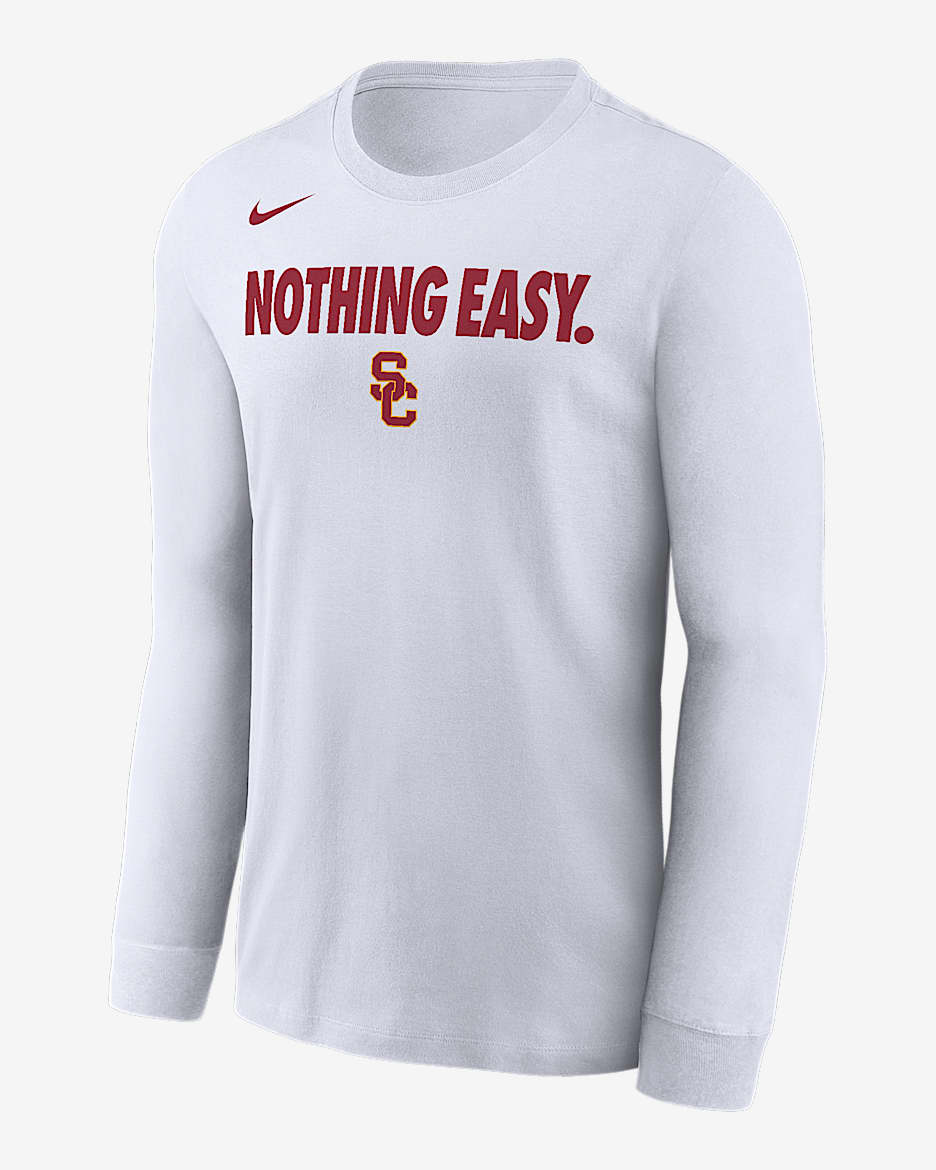 USC Men's Nike College Long-Sleeve T-Shirt - White