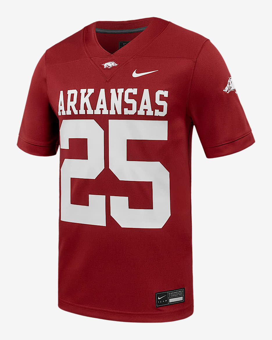 Arkansas Men's Nike College Football Replica Jersey - Team Crimson
