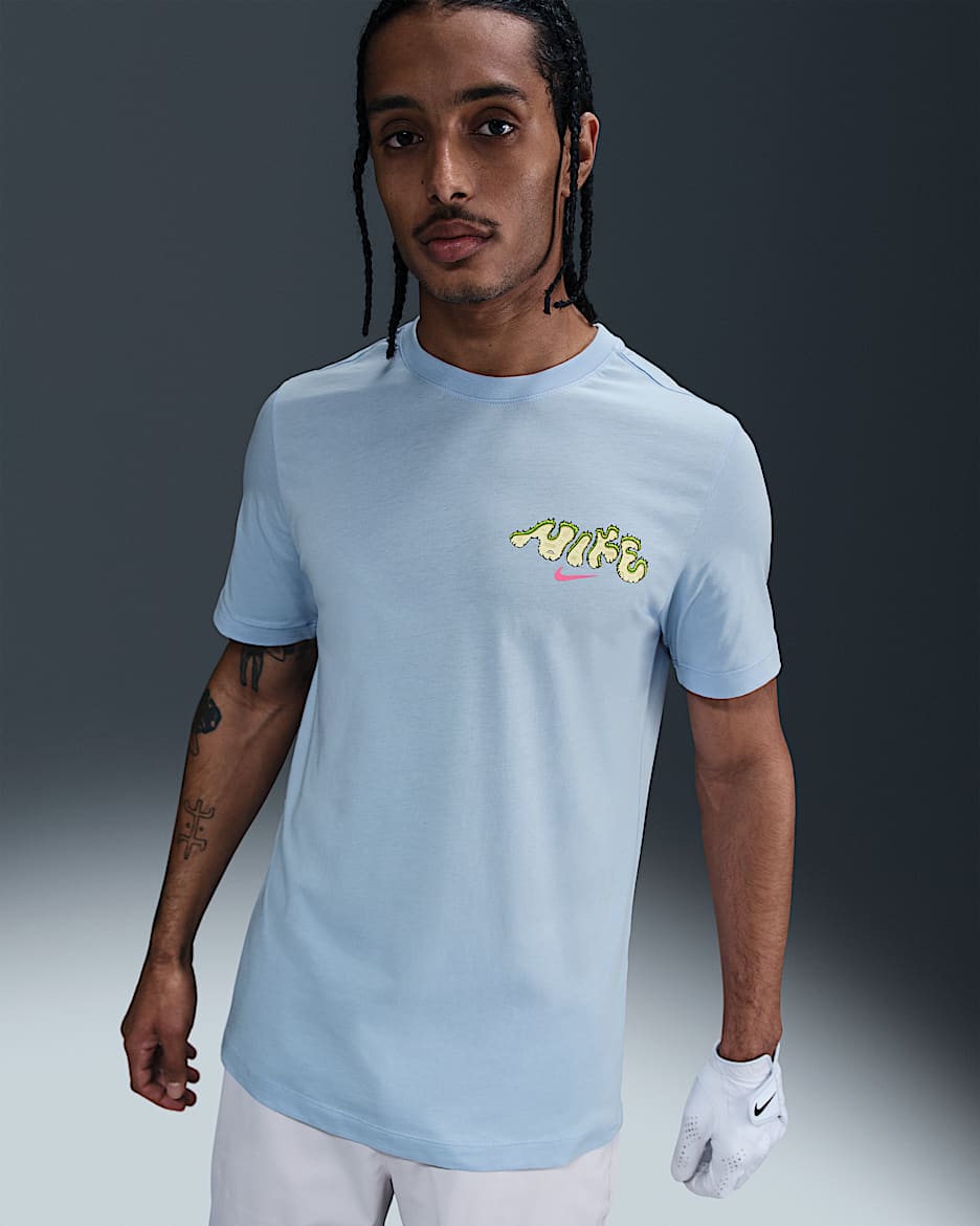 Nike Men's Golf T-Shirt - Psychic Blue