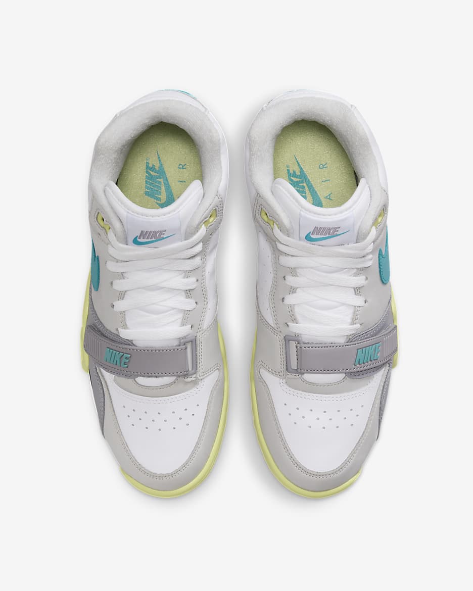 Nike Air Trainer 1 Men's Shoes - White/Neutral Grey/Cement Grey/Teal Nebula