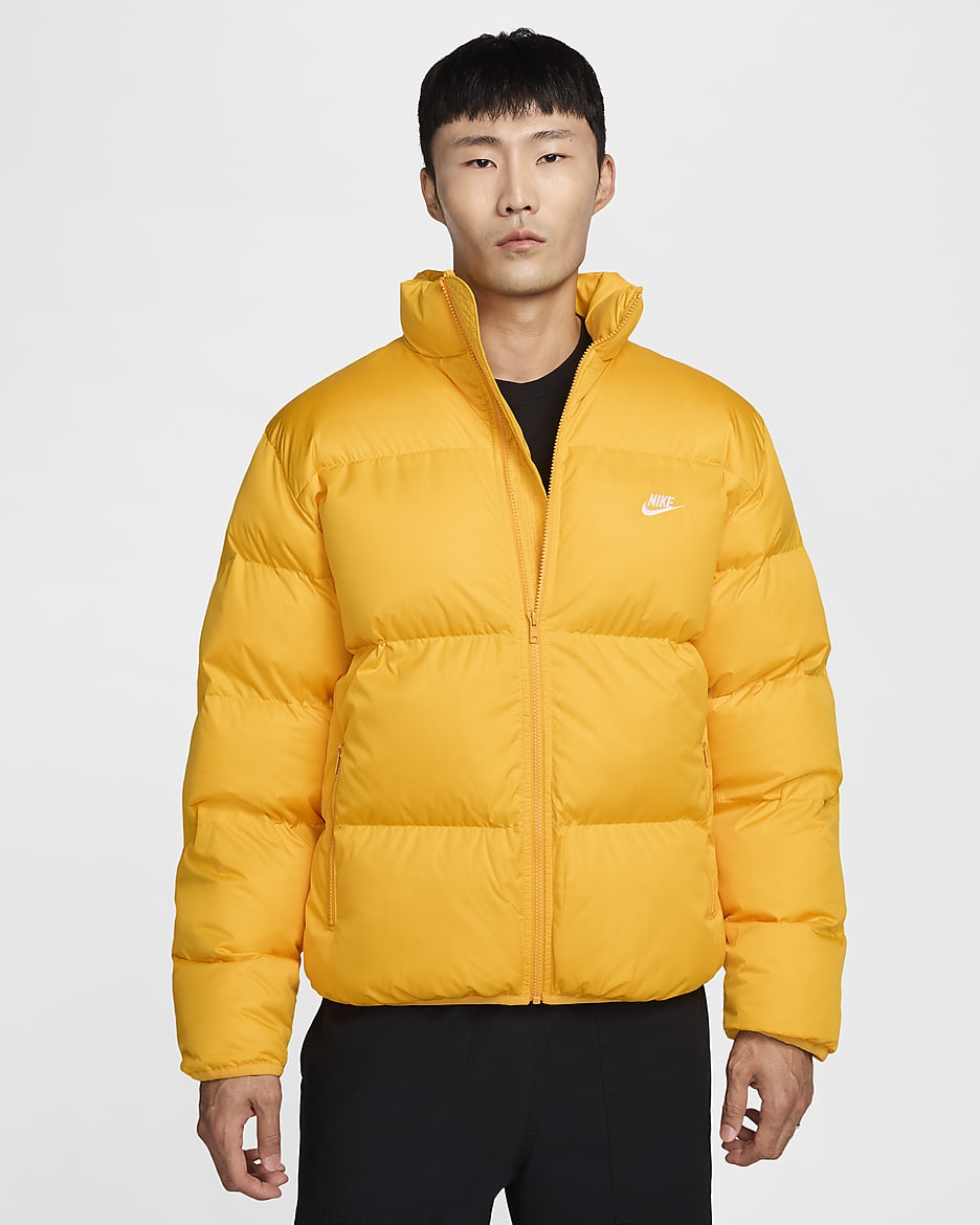Chamarra acolchada para hombre Nike Sportswear Club - Oro universitario/Blanco