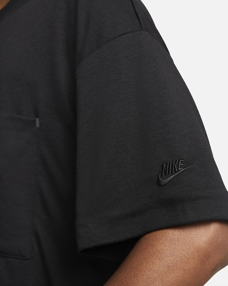 Nike Sportswear Tech Pack Men's Dri-FIT Short-Sleeve Top - Black/Black/Black