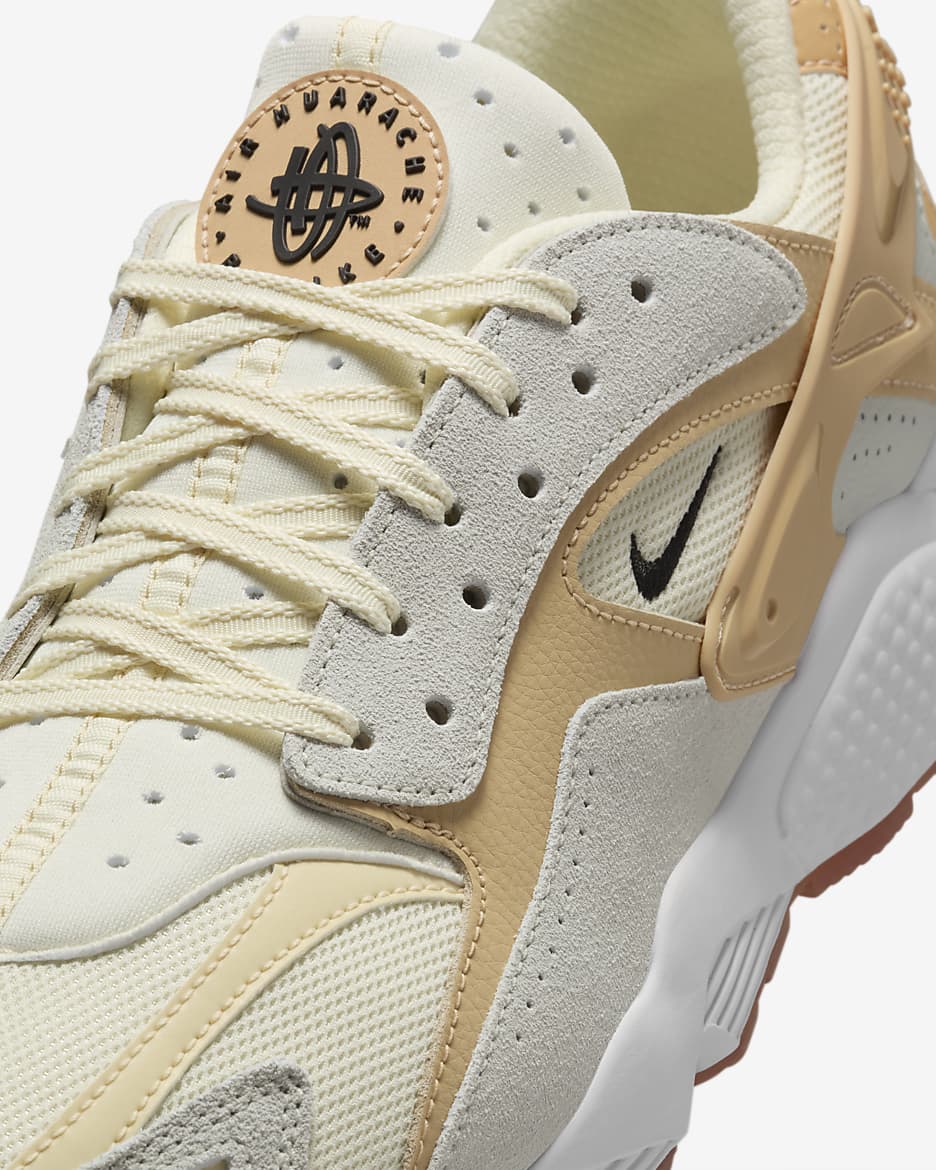 Nike Air Huarache Runner Men's Shoes - Coconut Milk/Sesame/Light Silver/Black