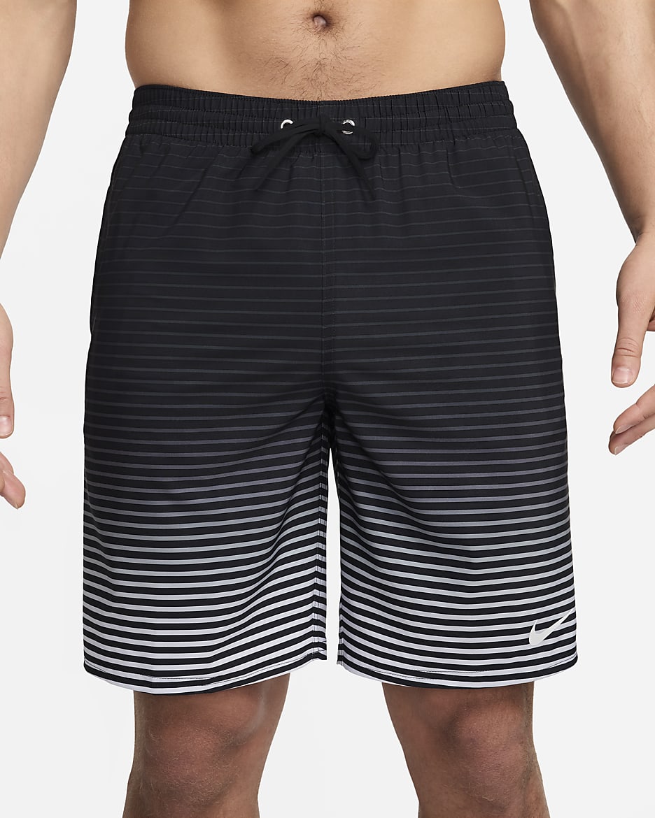 Shorts de vóleibol de 23 cm para hombre Nike Swim - Negro