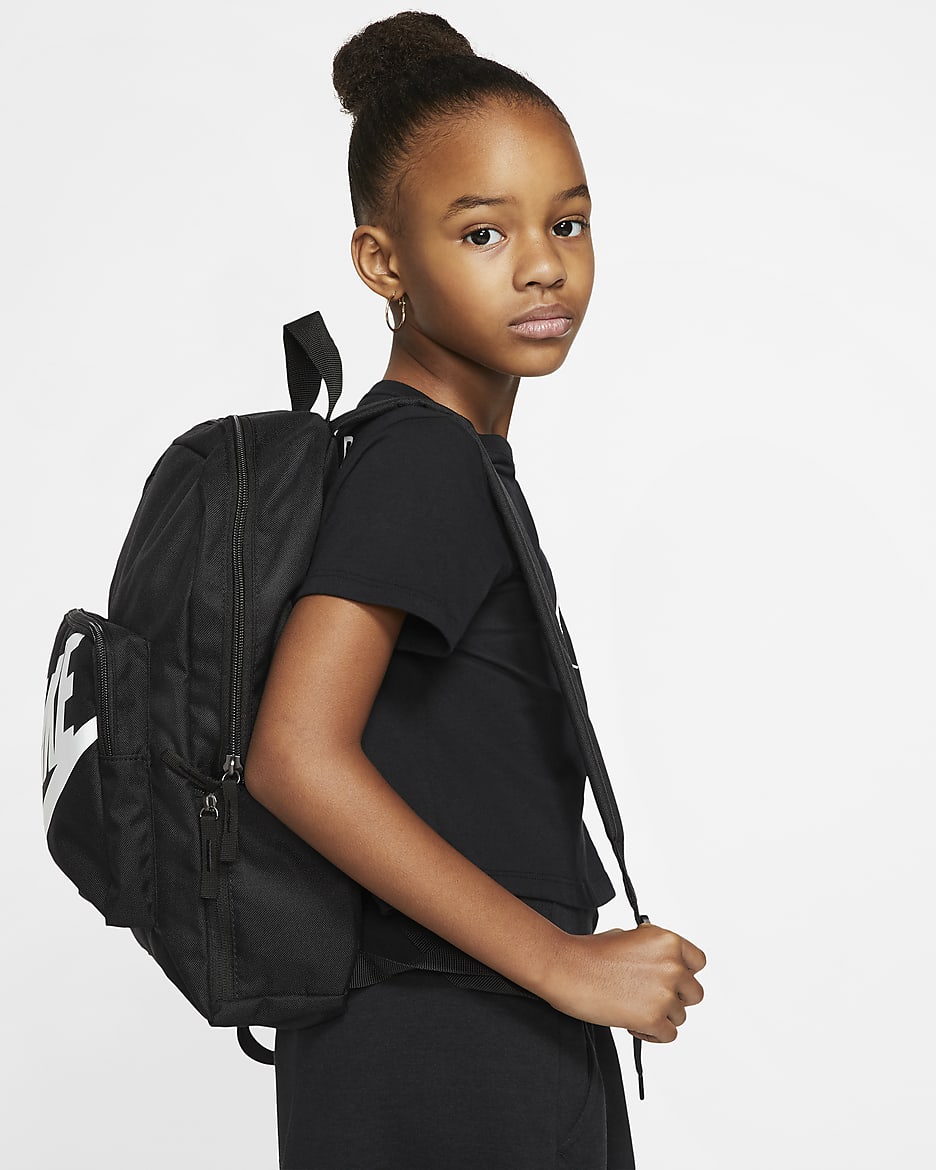 Sac à dos Nike Classic pour Enfant (16 L) - Noir/Noir/Blanc