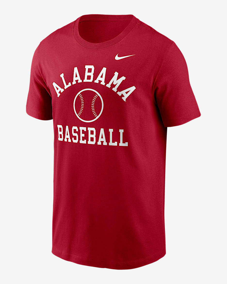 Alabama Crimson Tide Baseball Arch Men's Nike College T-Shirt - Crimson