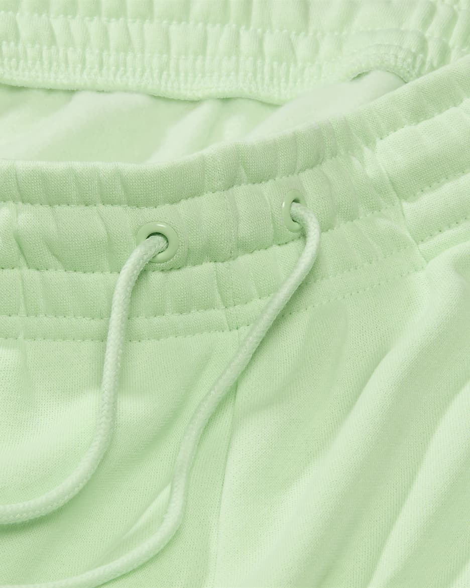 Pantaloni tuta a vita media Nike Sportswear Phoenix Fleece – Donna - Vapor Green/Sail