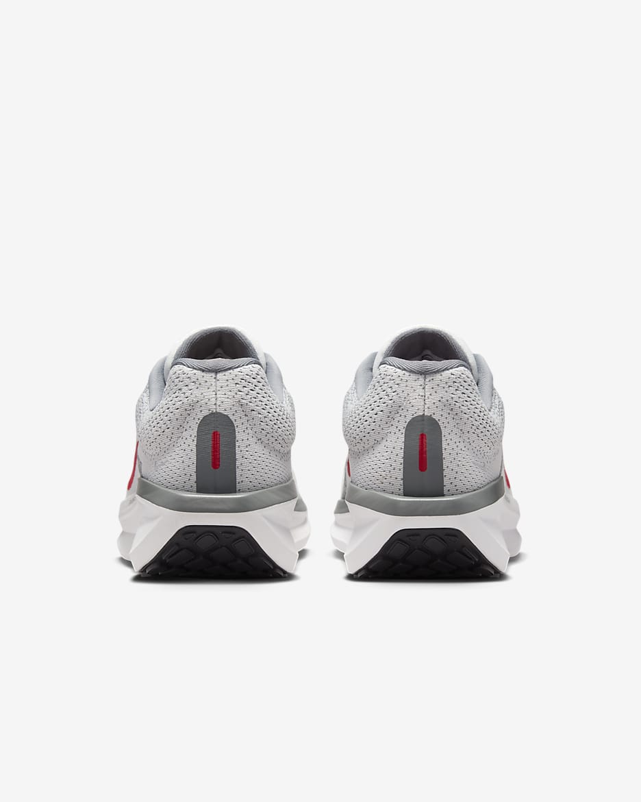 Nike Winflo 11 男款路跑鞋 - Photon Dust/Smoke Grey/Light Smoke Grey/Fire Red