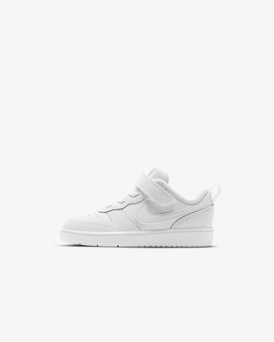 Nike Court Borough Low 2 Baby/Toddler Shoes - White/White/White