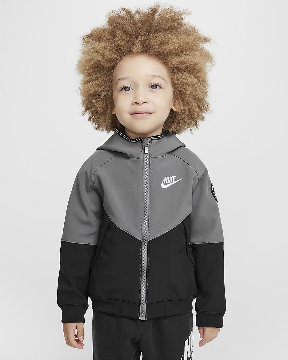 Chamarra ligera Futura infantil Nike - Gris humo