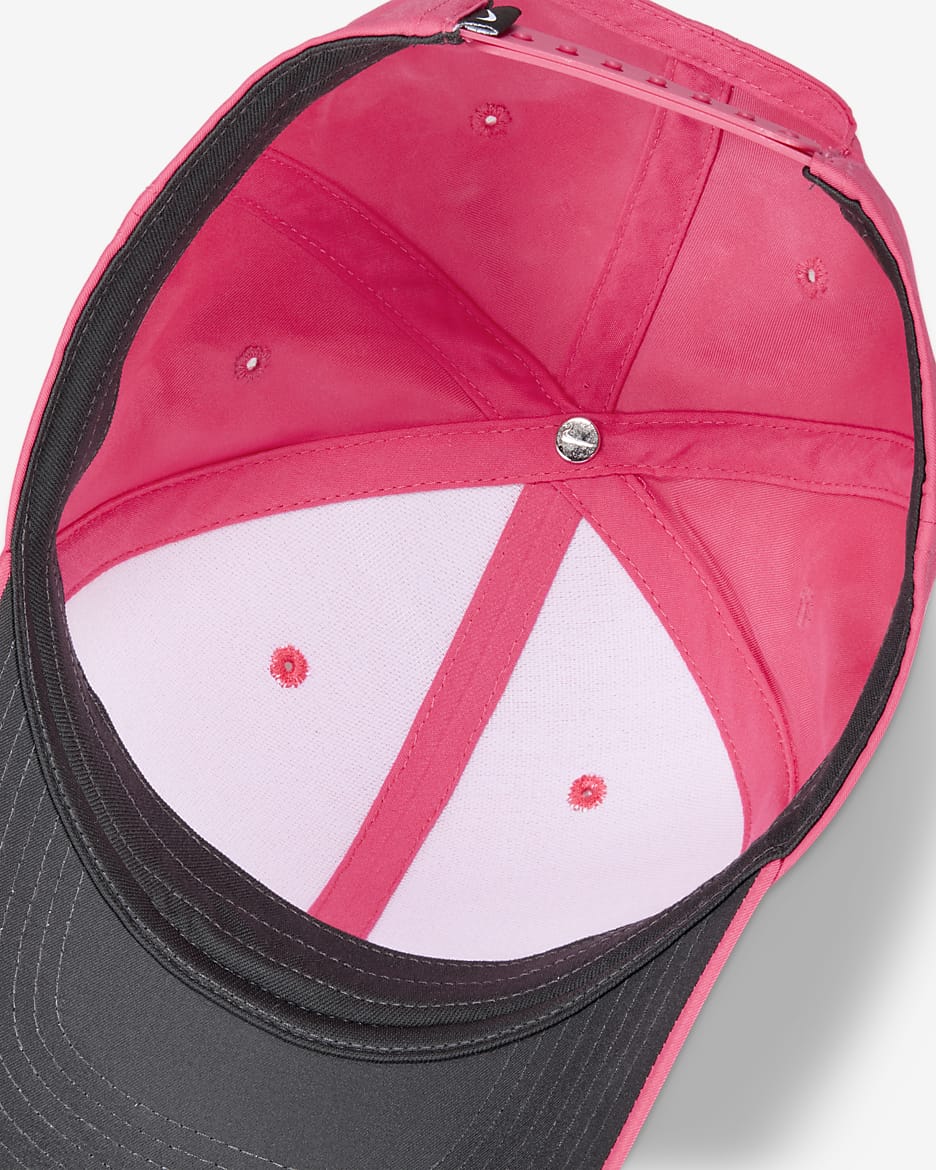 Nike Dri-FIT Rise Structured Snapback Cap - Aster Pink/Anthracite/Hot Punch