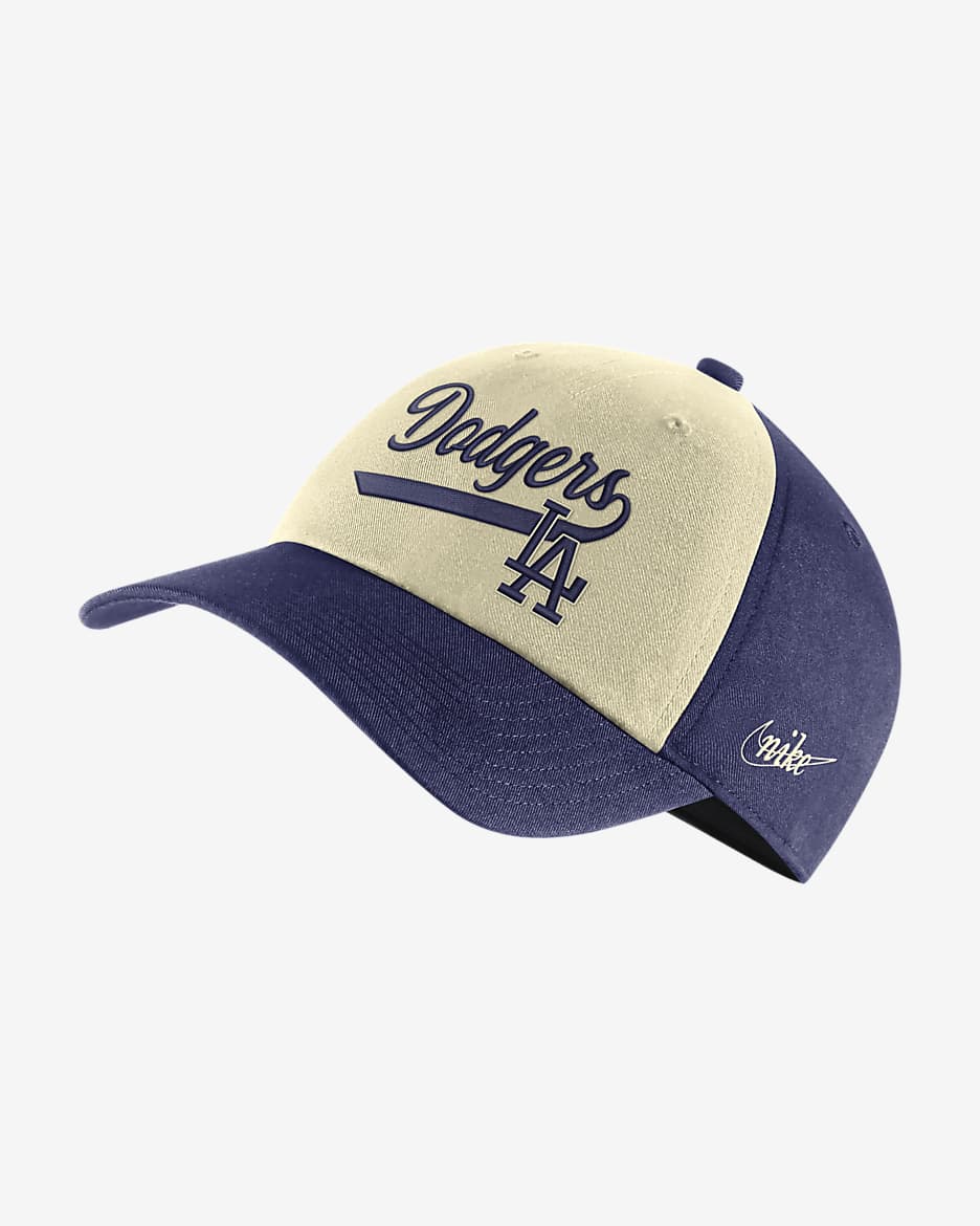 Nike Heritage86 (MLB Los Angeles Dodgers) Hat - Flat Opal/Loyal Blue