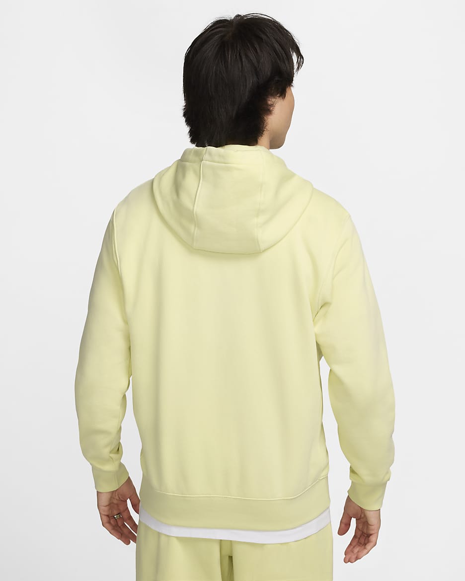 Nike Sportswear Club Fleece Sudadera con capucha - Life Lime/Life Lime/Blanco