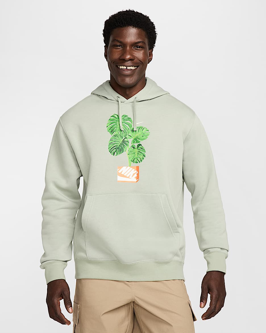 Sudadera con gorro sin cierre Nike Club - Horizonte jade