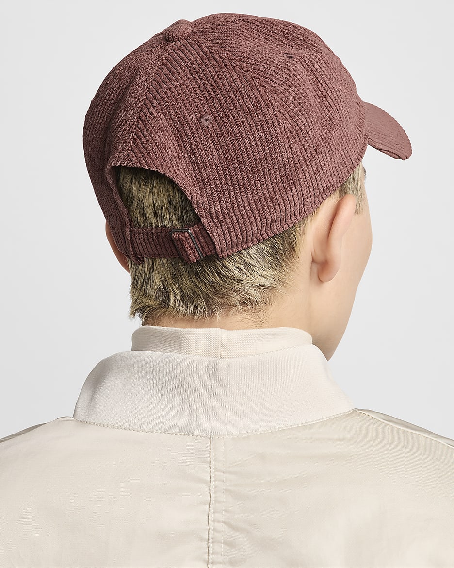 Nike Club Unstructured Corduroy Cap - Dark Pony/Dark Pony