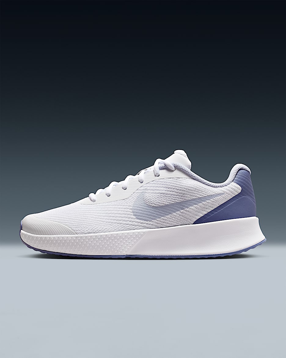 Nike Vapor Lite 3 Women's Hard Court Tennis Shoes - White/World Indigo/Ghost