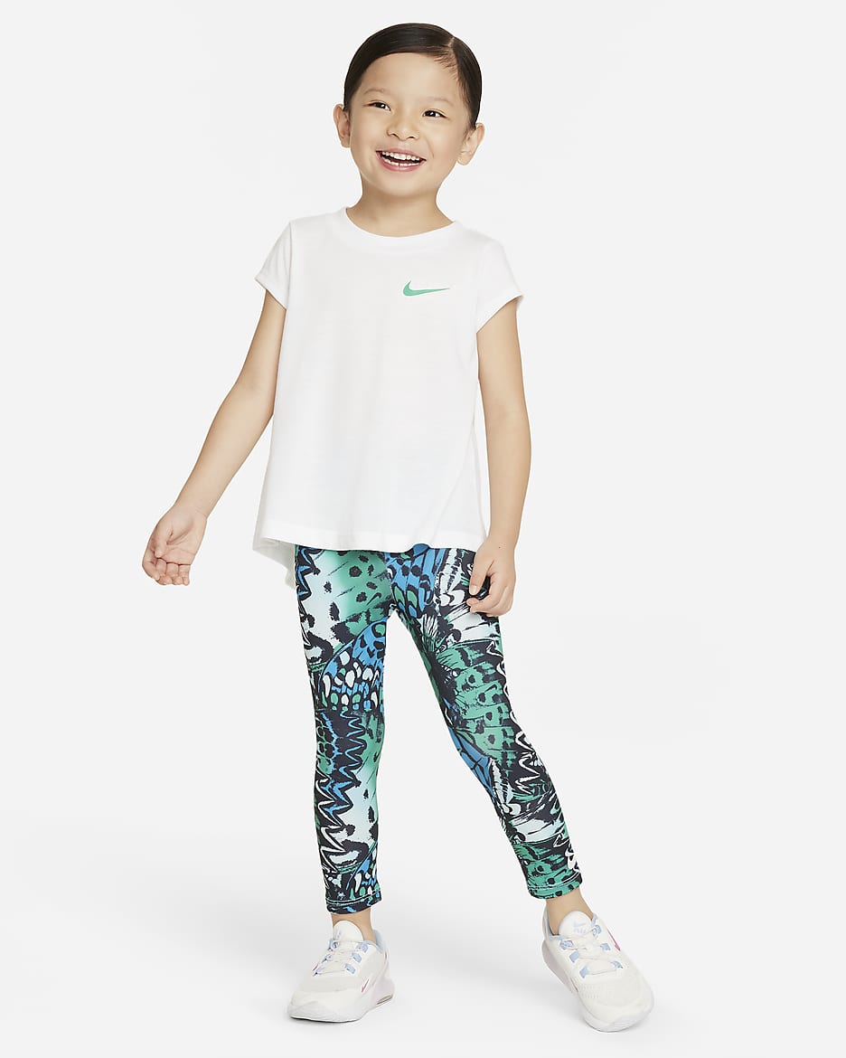 Nike Dri-FIT Meta-Morph Toddler 2-Piece Leggings Set - Aquarius Blue