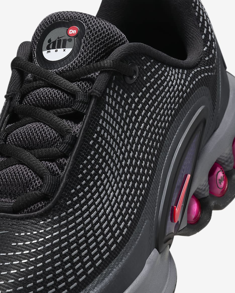 Chaussure Nike Air Max Dn pour ado - Noir/Dark Smoke Grey/Anthracite/Light Crimson