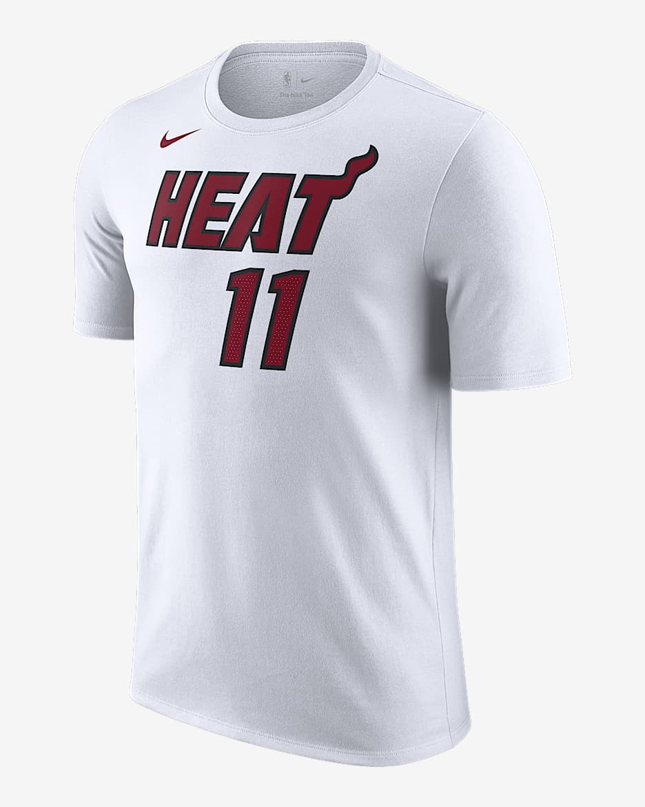 Playera Nike NBA para hombre Miami Heat - Blanco
