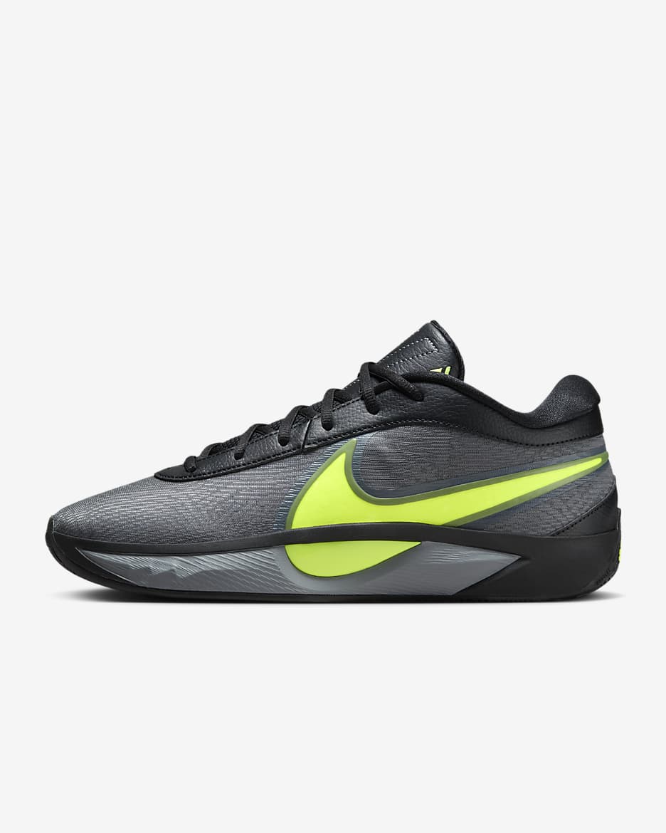 Giannis Freak 6 Sabatilles de bàsquet - Negre/Cool Grey/Stadium Green/Volt