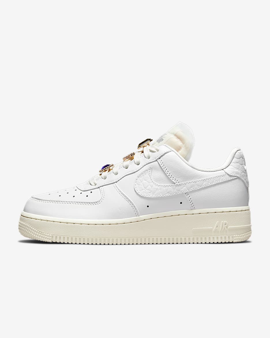 Nike Air Force 1 Low Premium Zapatillas - Mujer - Summit White/Sea Glass/Coriander/Summit White