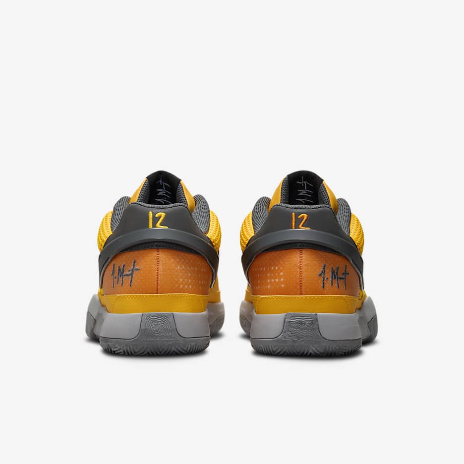 JA 1 'Wet Cement' EP Basketball Shoes - Laser Orange/Black/Light Smoke Grey/Iron Grey