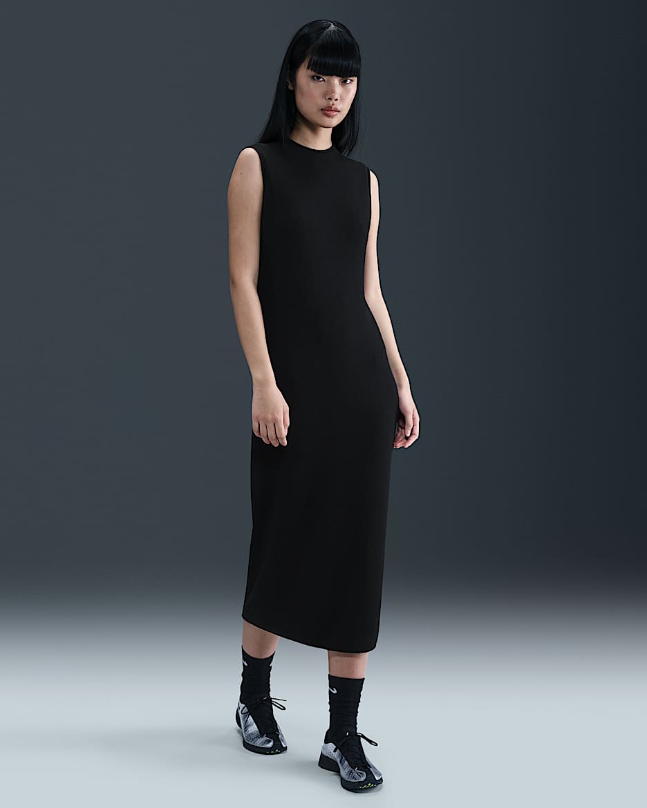 Nike Wool Classics strikket kjole - Svart