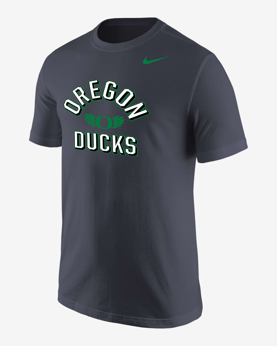 Oregon Men's Nike College 365 T-Shirt - Anthracite