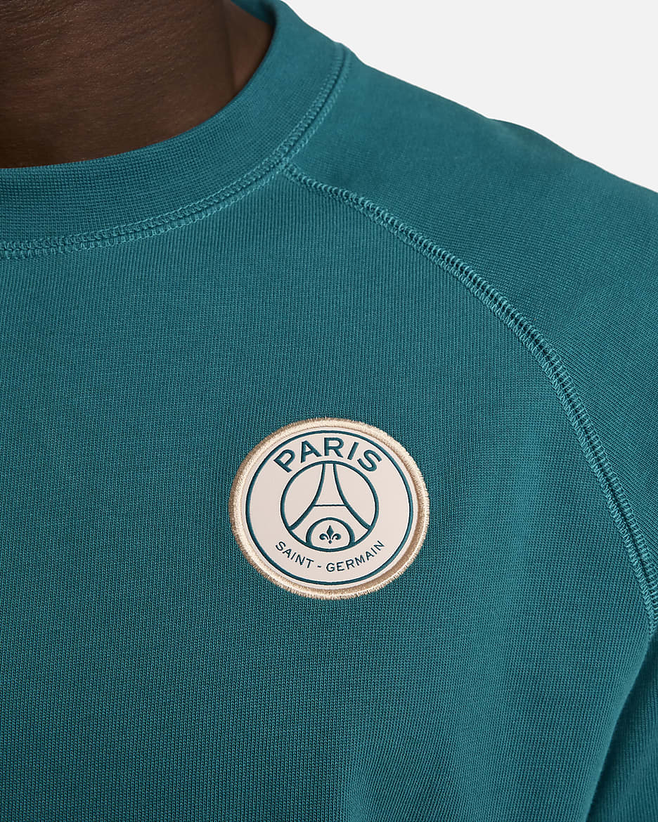 Paris Saint-Germain Travel Nike Kurzarm-Fußballoberteil - Geode Teal/Guava Ice