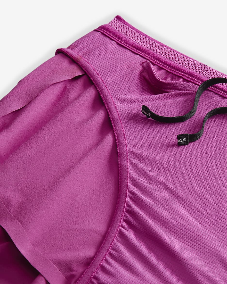 Nike AeroSwift Dri-FIT ADV fôret løpeshorts til herre (5 cm) - Hot Fuchsia/Svart