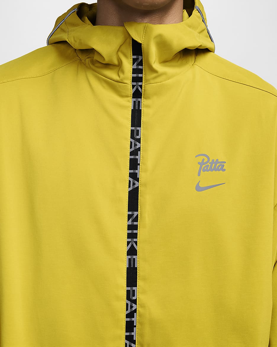 Veste à zip Nike x Patta Running Team pour homme - Saffron Quartz