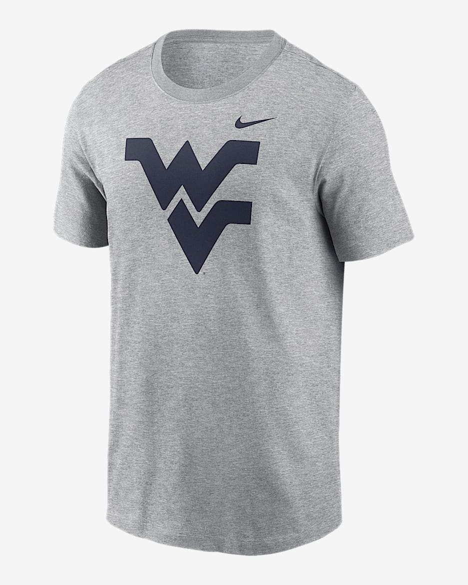 West Virginia Mountaineers Primetime Logo Men's Nike College T-Shirt - Dark Grey Heather