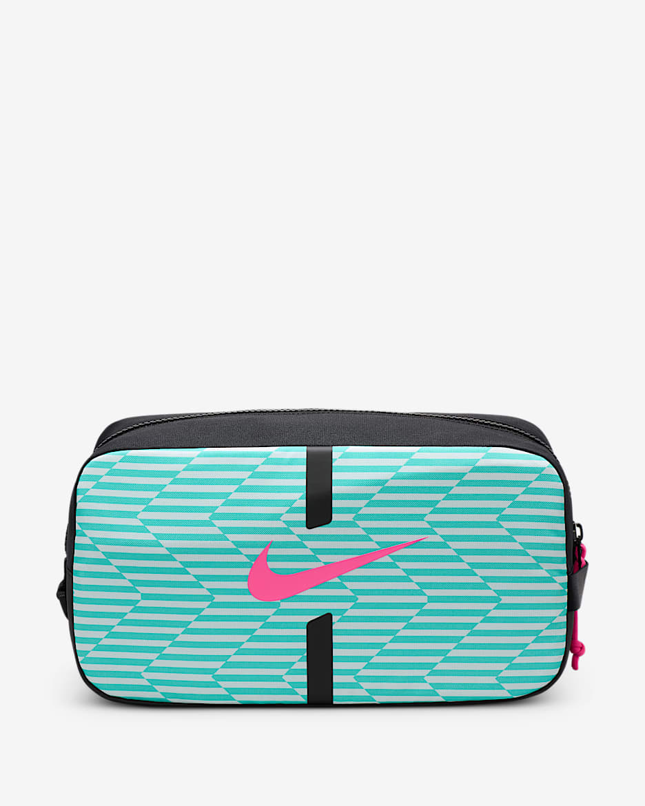 Nike Academy Football Shoe Bag - Black/Aurora Green/Pink Blast