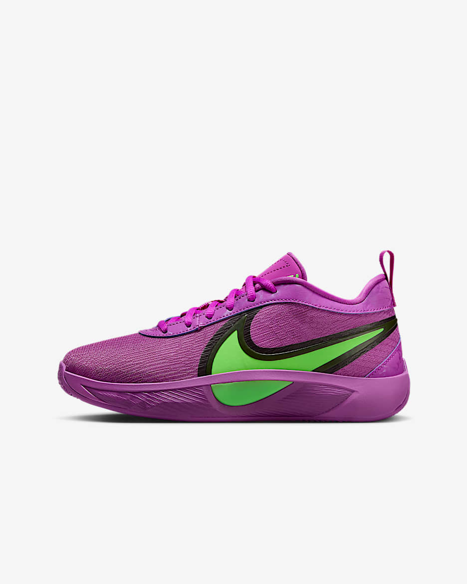 Tenis de básquetbol para niños grandes Giannis Freak 6 - Baya resaltado/Hipervioleta/Negro/Verde strike