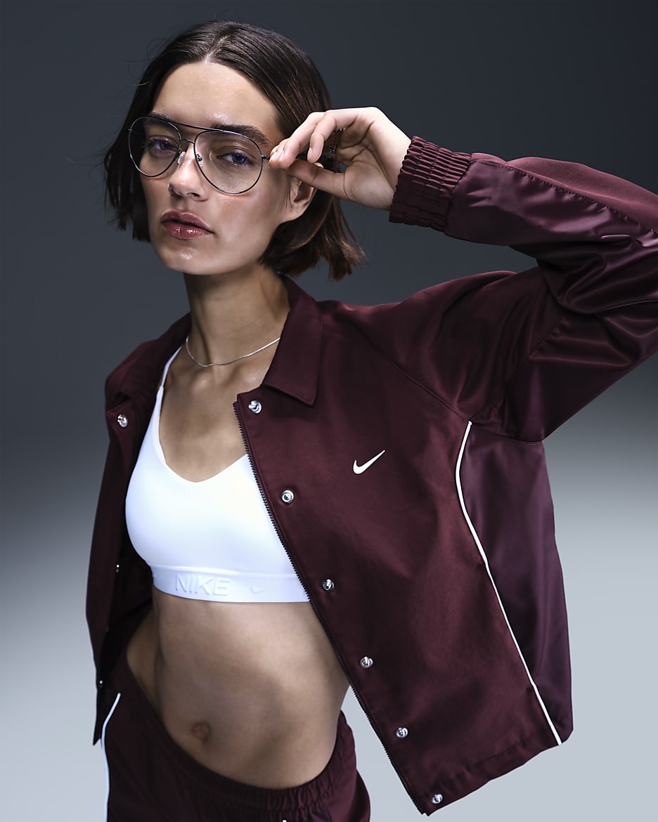 Nike Sportswear Damenjacke aus Webmaterial - Burgundy Crush/Burgundy Crush