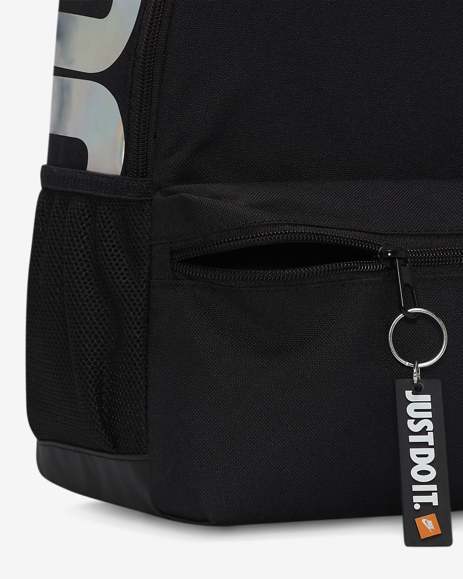 Nike Brasilia JDI Minirucksack für Kinder (11 l) - Schwarz/Schwarz