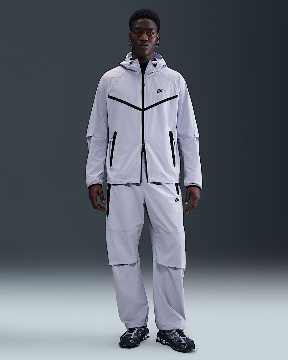 Nike Tech Men's Woven Oversized Trousers - Ghost/Ghost/Black