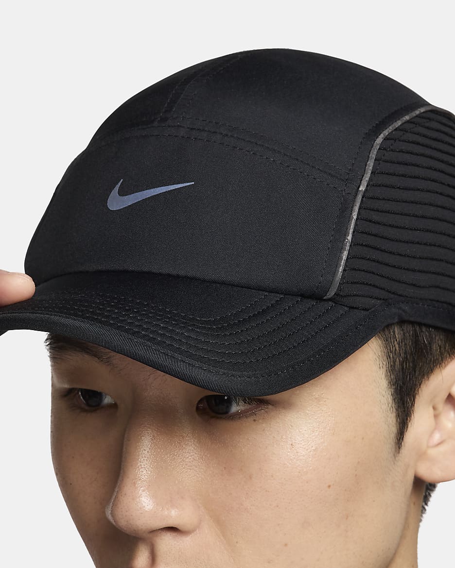 Nike Dri-FIT ADV Fly Unstructured AeroBill AeroAdapt Cap - Black/Anthracite/Black