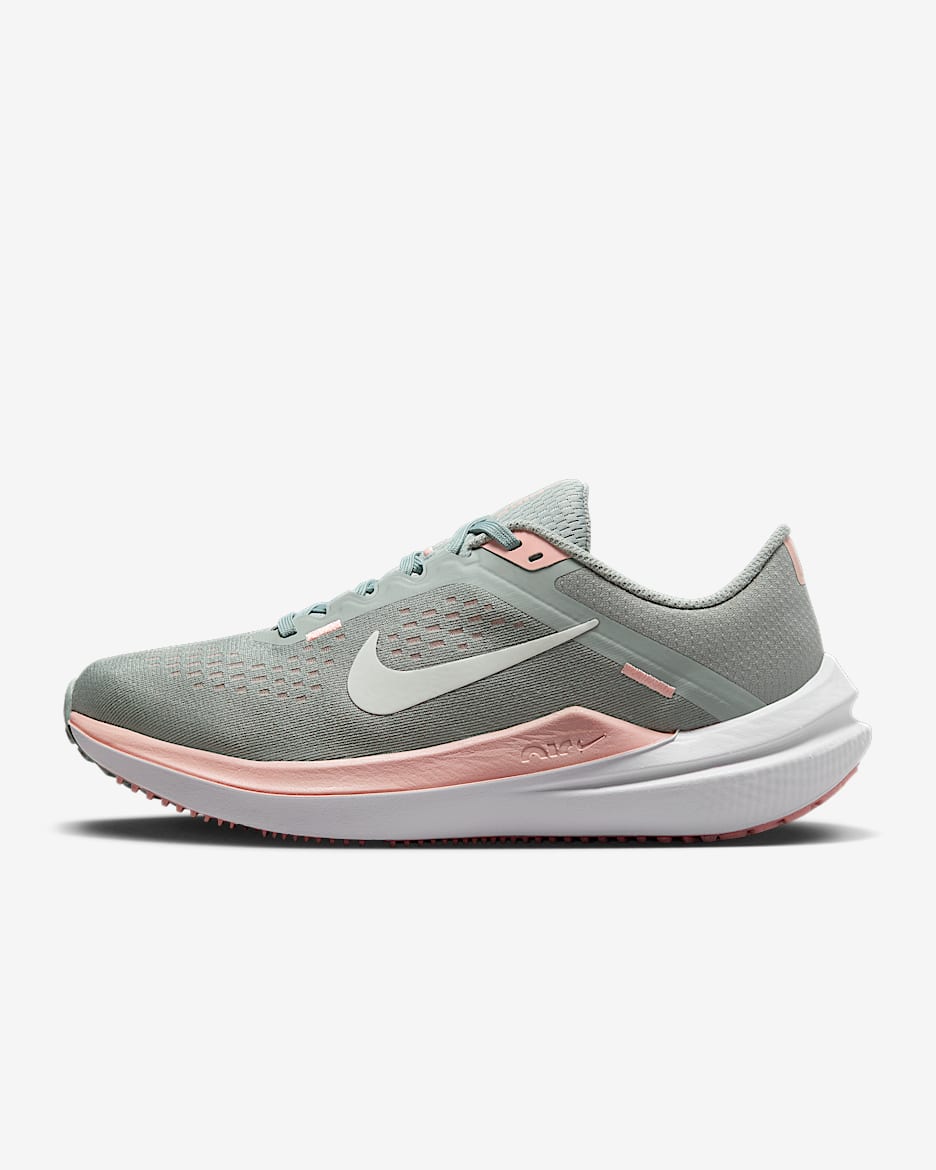 Nike Winflo 10 Women's Road Running Shoes - Mica Green/Pink Oxford/Sanddrift/Light Silver