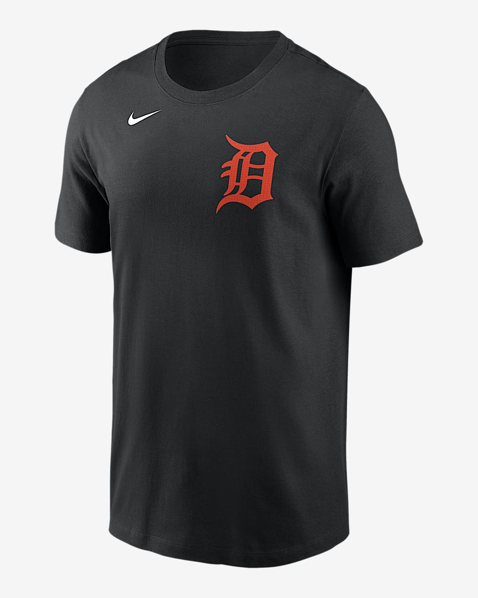 Tarik Skubal Detroit Tigers Fuse Men's Nike MLB T-Shirt - Black