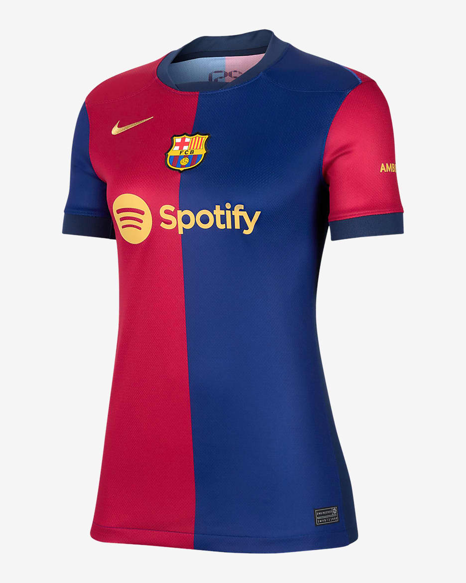 Jersey de fútbol Nike Dri-FIT del Barcelona local 2024/25 Stadium Lamine Yamal para mujer - Royal
