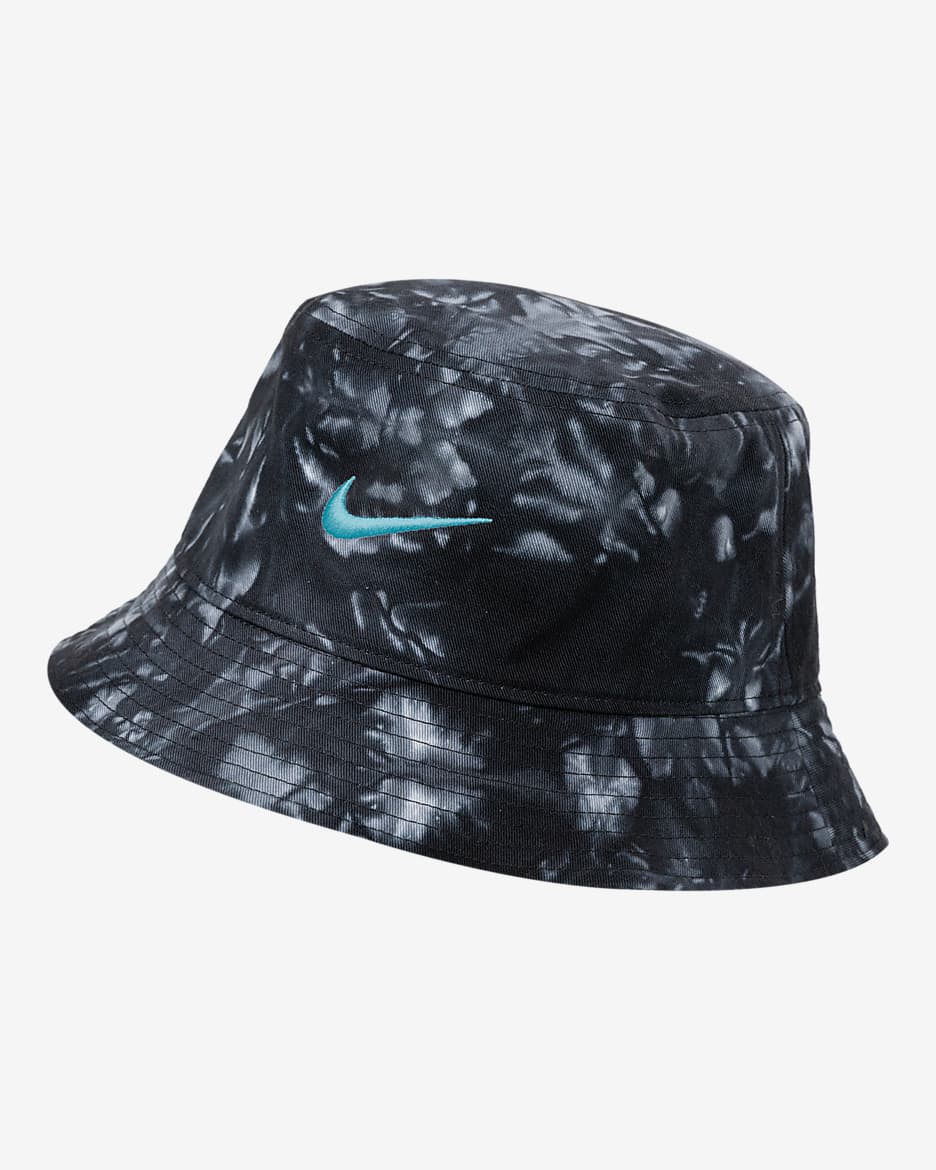 Gorro tipo pescador tie-dye Nike de la NWSL NJ/NY Gotham FC - Negro