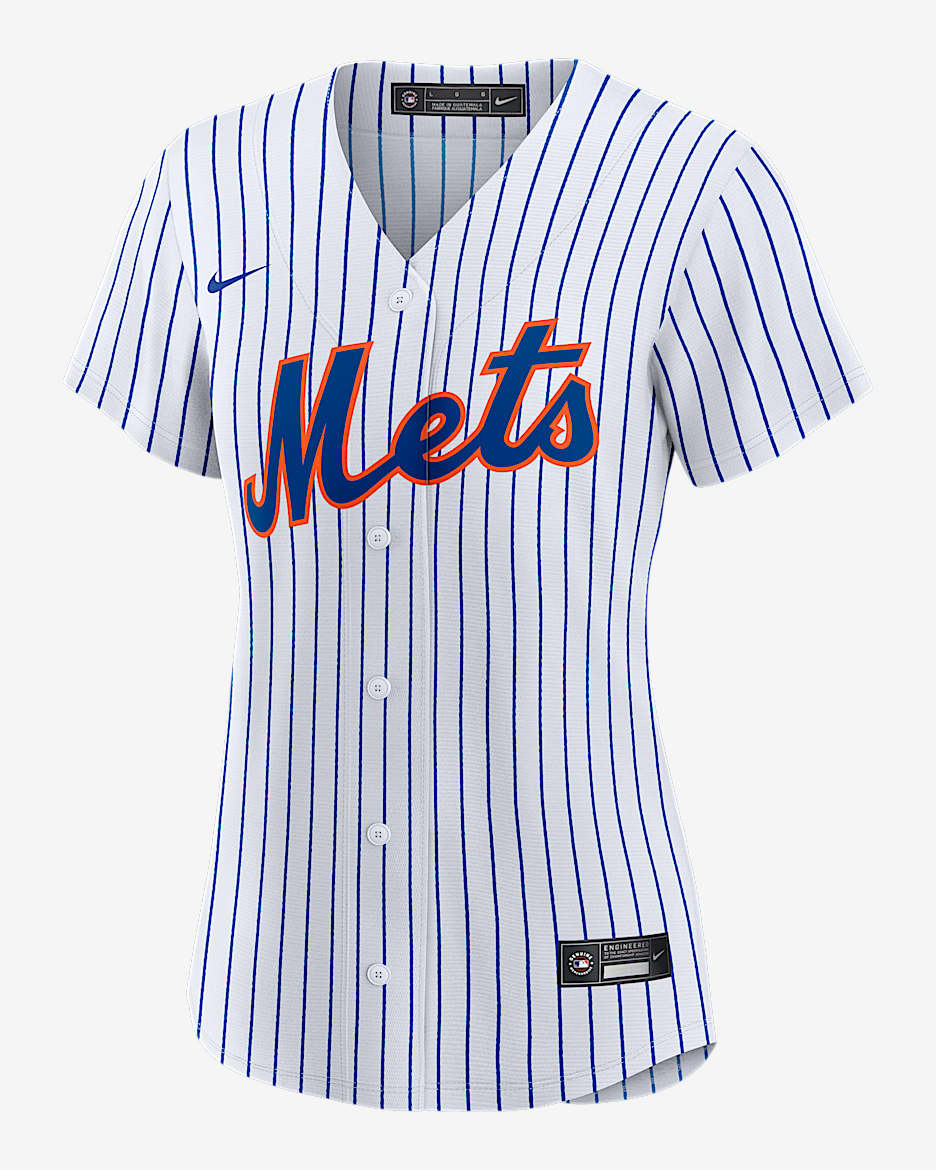 Jersey Nike de la MLB Replica para mujer Pete Alonso New York Mets - Blanco