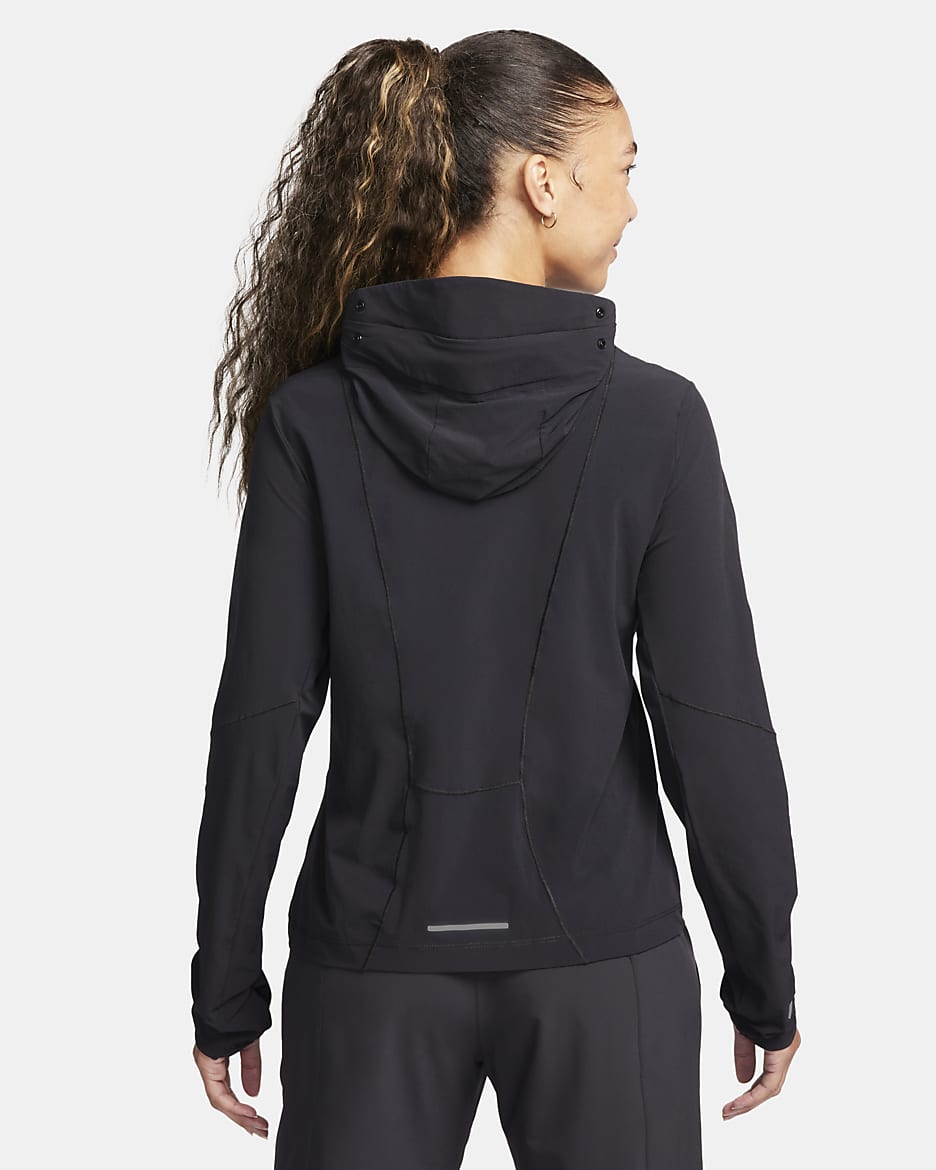 Nike Swift UV Damen-Laufjacke - Schwarz