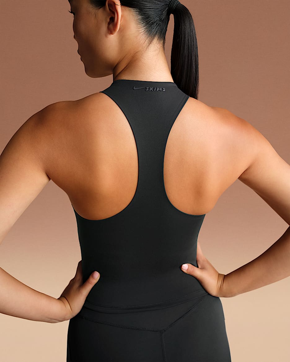 NikeSKIMS Matte Women's Mock-Neck Racerback Tank Top